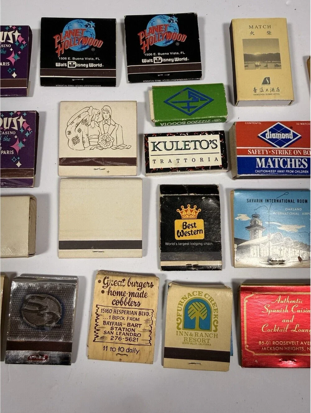 Lot of 28 Vintage Matches Matchbooks & Matchboxes